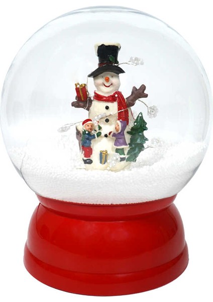 Yılbaşı 21.5*21.5*26.5cm Müzik Kutusu D Q01-05