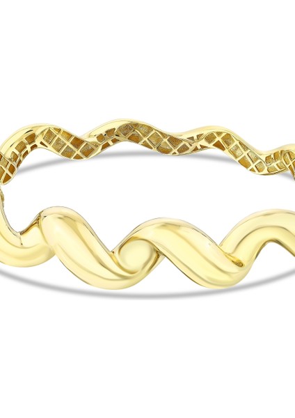 Altın Kelepçe Bilezik - 14K fırsatları