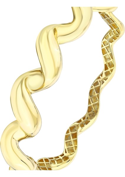 Altın Kelepçe Bilezik - 14K indirimleri