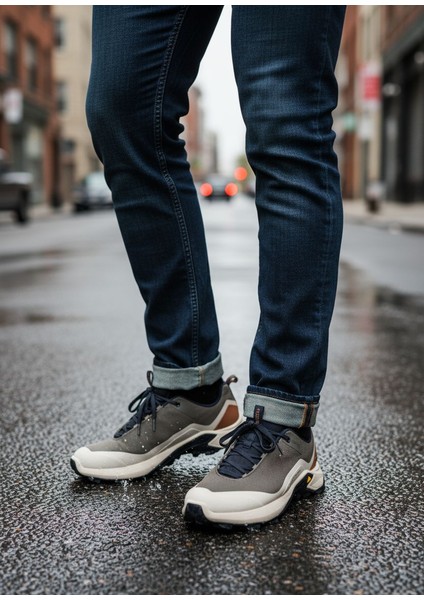 HM110396A Su Geçirmez Erkek Haki Bej Outdoor Spor Ayakkabı