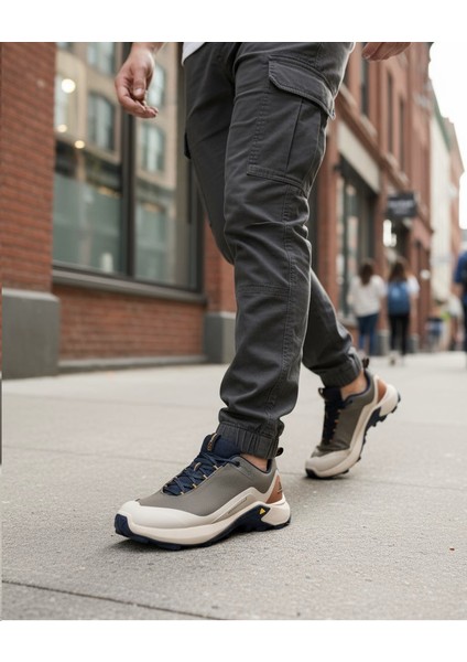 HM110396A Su Geçirmez Erkek Haki Bej Outdoor Spor Ayakkabı