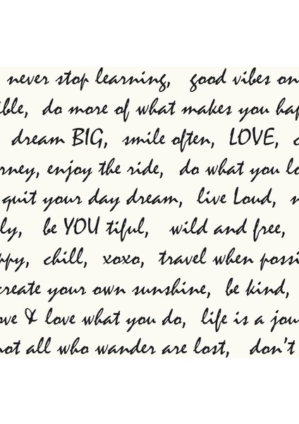 RMK9005WP Big Script Soy ve Yapıştır Duvar Kağıdı