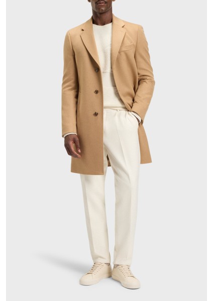 Yün Karışımlı Dokulu Relaxed Fit Bisiklet Yaka Kazak Erkek Sweat 50550022 131 fiyatları