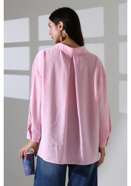 Tek Cep Modal Oversize Kadın Gömlek fırsatları