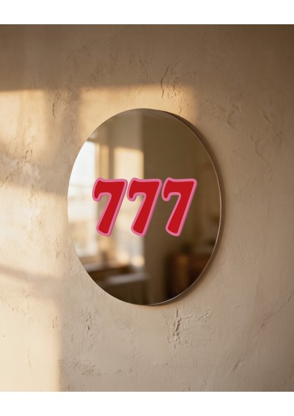 Mood Ayna 777 - Tasarım Ayna, Pinterest Dekoru, Dekoratif Baskılı Ayna, Yazılı Ayna modelleri