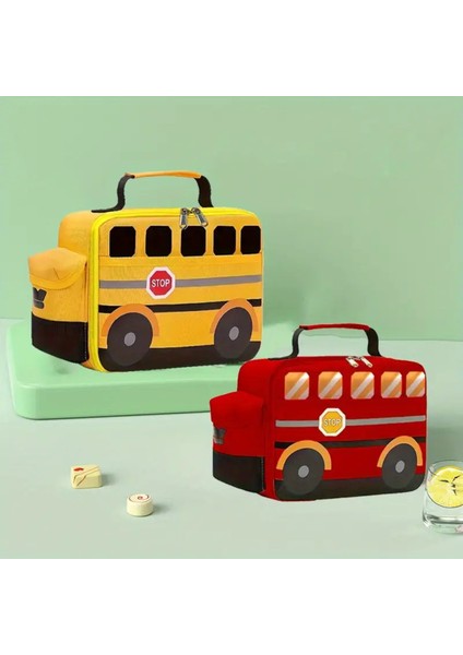 Beslenme Çantası Otobüs Şeklinde Geniş Kapasiteli Yalıtımlı fiyatları