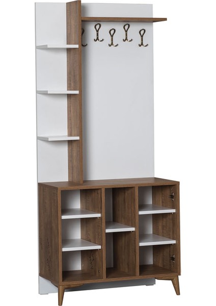 Mn Aynalı Raf Askılık Detay Portmanto Ayakkabılık indirimleri