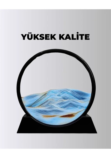 Döndürülebilir Dinamik Kum Tablosu – Stres Giderici, Yüksek Kaliteli Cam ve Doğal Kum ile Sanatsal Masa Dekoru modelleri