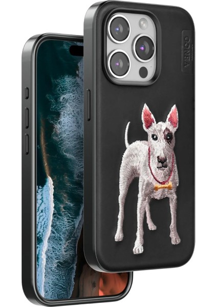 Techmrt Venco Iphone 15 Pro Max Perma Desenli Kapak - Siyah fiyatları