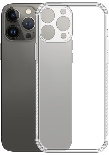Apple iPhone 13 Pro ile Uyumlu Kapak Kamera Korumalı Şarj Yeri Tıpalı Şeffaf Silikon Kılıf fiyatları