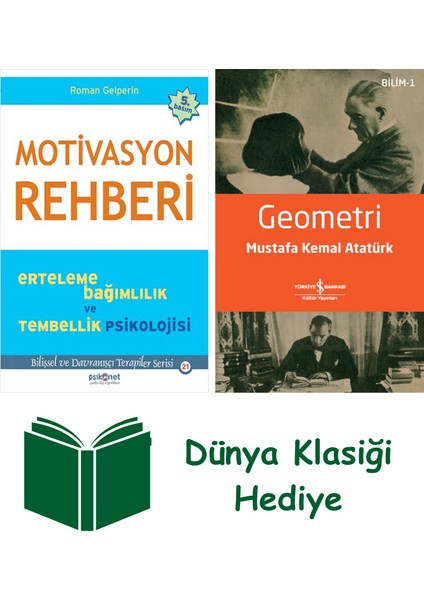 Motivasyon Rehberi + Geometri + Dünya Klasiği Hediye