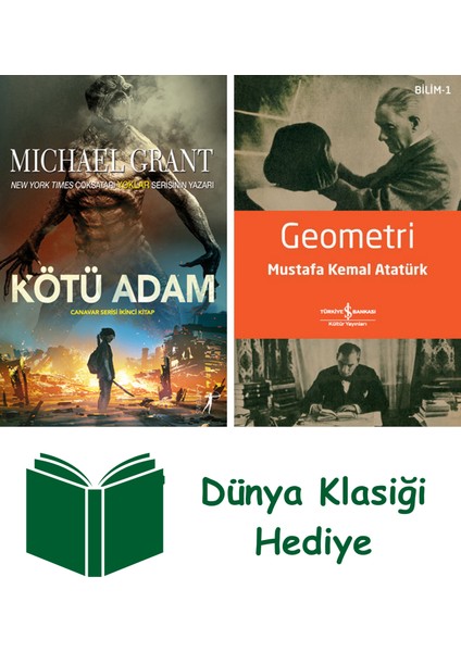 Kötü Adam + Geometri + Dünya Klasiği Hediye