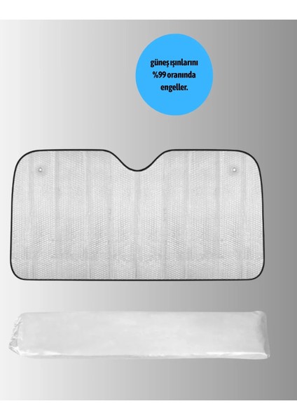 Metalize Reflektörlü Katlanabilir Araç Güneşliği – Yüksek Performanslı Isı ve Uv Koruması modelleri