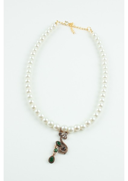 Cam Inci Bronz Uçlu Kolye modelleri