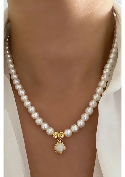 Sedef Uçlu Inci Kolye fiyatları