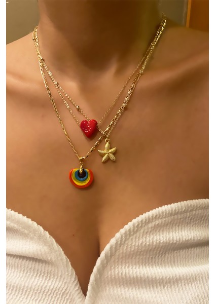 Üçlü Kolye Kombini