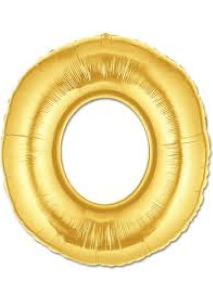 O Harf Folyo Balon Altın Renk 40 Inç