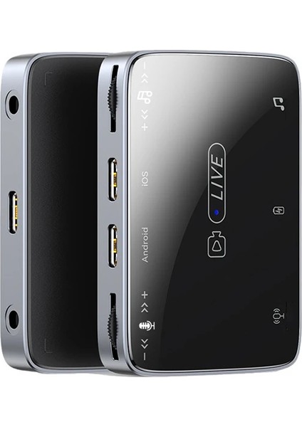 Ally MH-319 Type-C 2 In 1 Canlı Yayın Için Dönüştürücü Live Converter-(57 - ?99?03E8-9G8