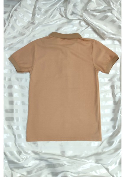 Jo jo Moyes Erkek Polo Yaka Regular Kesim Krem Kol ve Yaka Detaylı %100 Pamuk Basic Tişört fiyatları