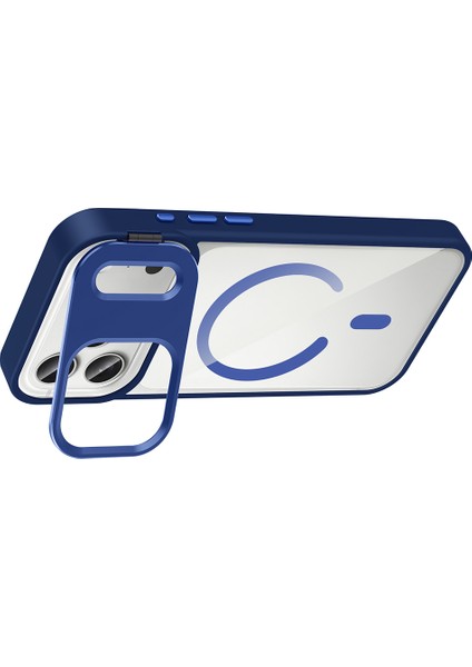 Iphone 17 Pro Uyumlu Kılıf Lens Koruma Hediyeli Açılır Standlı Magsafe Şarj Destekli Kapak modelleri