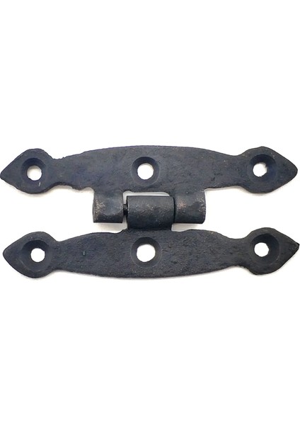 Antika Tarz Dekoratif Pirinç Dar Menteşe - 75X39 Mm, Oksit ( Lisinya )