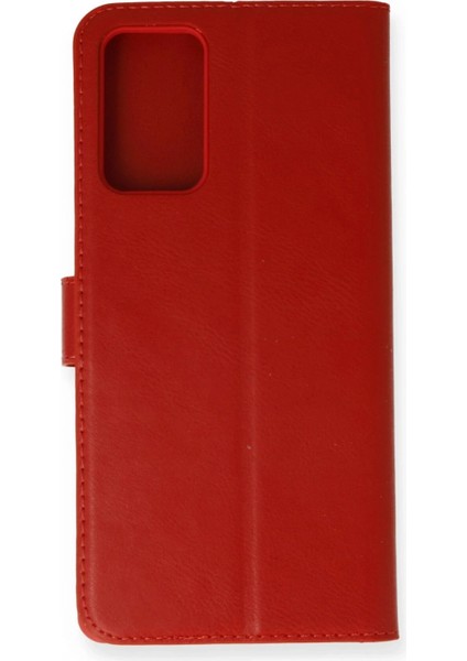 Samsung Galaxy Note 20 Kılıf Trend S Plus Kapaklı Kılıf - Kırmızı (K95)