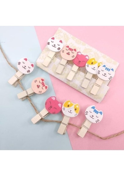 Ipli Mandallı Kedili Fotoğraf Albümü Kedi Kafası Şekilli Mandal fiyatları