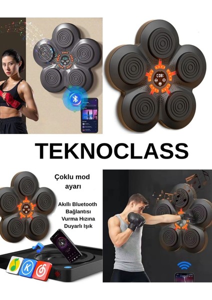 Bluetooth Müzikli Duvar Boks Padi 33X37 cm Duvara Monte Boks Torba