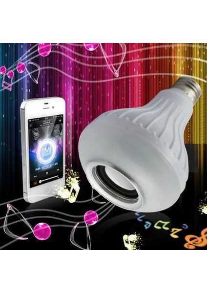 Hoparlör ve LED Lamba Uzaktan Kumandalı Ampül ( Lisinya ) modelleri