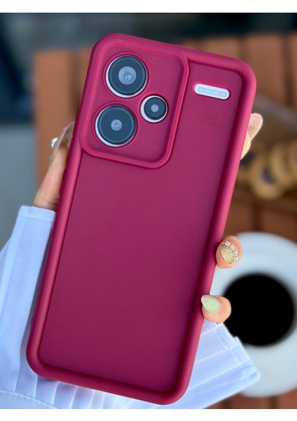 Redmi Note 13 Pro Plus Uyumlu Mat Lansman Parmak Izi Bırakmaz Esnek Silikon Kılıf