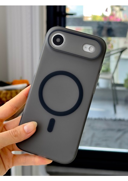 Iphone 17 Air Uyumlu Magsafe Özellikli Darbe Önleyici Şeffaf Silikon Kılıf