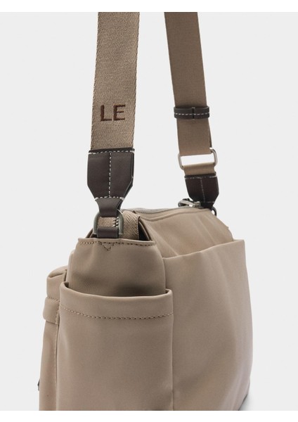 Teknik Kumaş Efektli Omuz Çantası modelleri