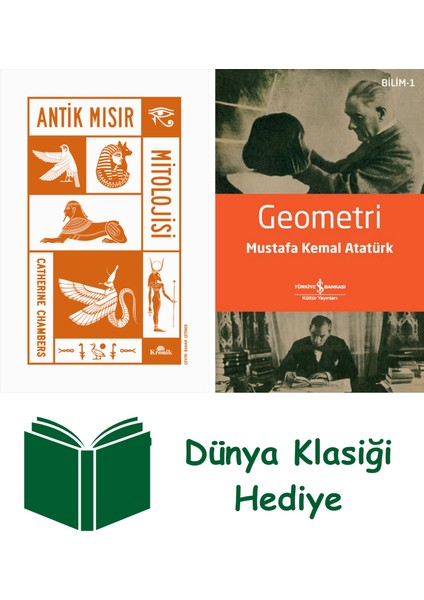 Antik Mısır Mitolojisi + Geometri + Dünya Klasiği Hediye