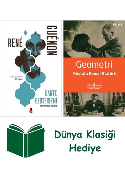 Dante Ezoterizmi + Geometri + Dünya Klasiği Hediye