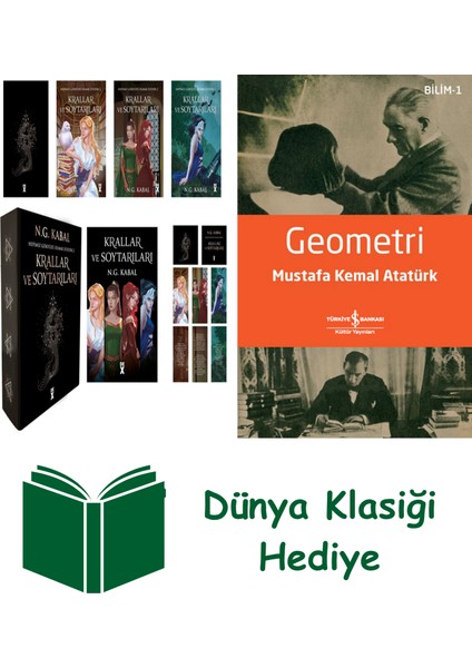 Hepimiz Gökyüzü Olmak Istedik 2 - Krallar ve Soytarıları (Kutulu - Ciltli) + Geometri + Dünya Klasiği Hediye
