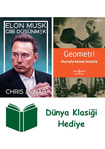 Elon Musk Gibi Düşünmek + Geometri + Dünya Klasiği Hediye