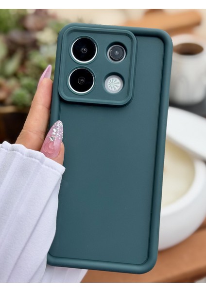 Redmi Note 13 Pro 4g Uyumlu Mat Lansman Parmak Izi Bırakmaz Esnek Silikon Kılıf