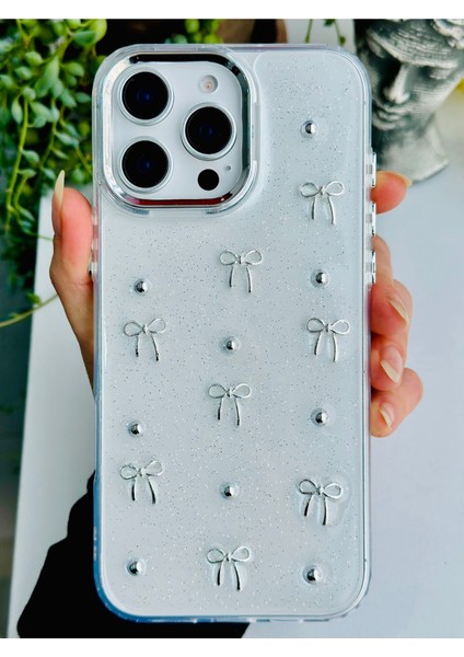 Iphone 16 Promax Uyumlu Mini Fiyonk Tasarımlı Oyuncaklı Silikon Kılıf fırsatları