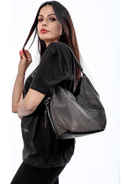 Kadın Omuz Çantası Taşlı modelleri