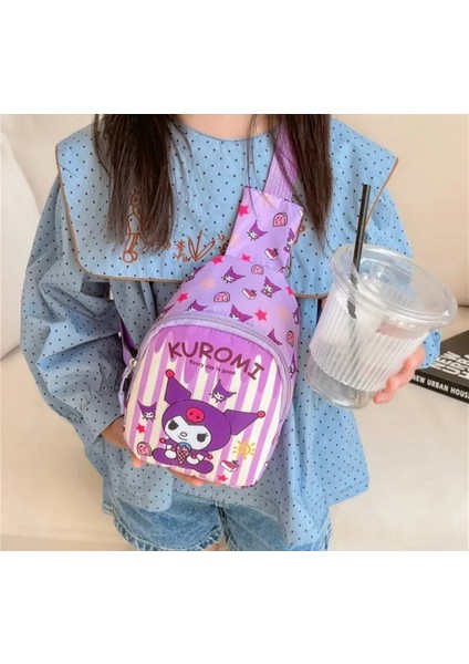 Çocuk Omuz Çantası Kuromi Figürlü Küçük Boy (16CM*12CM) fiyatları