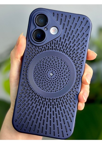 Iphone 16 Uyumlu Lensli Magsafe Özellikli Renkli Kılıf