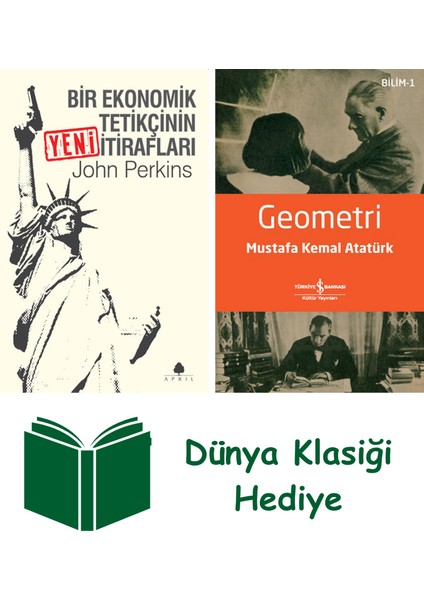 Bir Ekonomik Tetikçinin Yeni Itirafları + Geometri + Dünya Klasiği Hediye