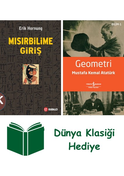 Mısırbilime Giriş + Geometri + Dünya Klasiği Hediye