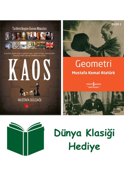 Kaos + Geometri + Dünya Klasiği Hediye