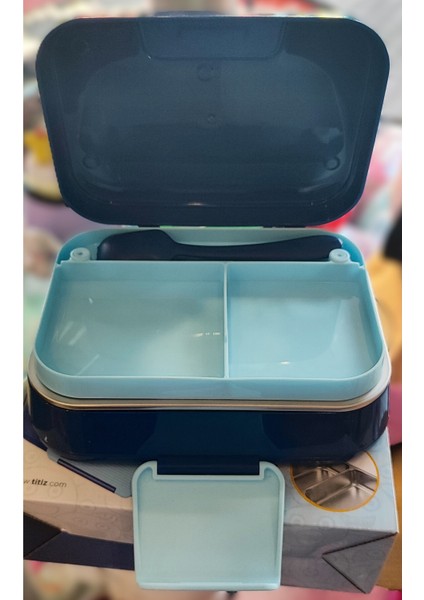 Paslanmaz Çelik 2 Bölmeli Derin ve Geniş Beslenme Kabı 1030ML AD14667 fırsatları