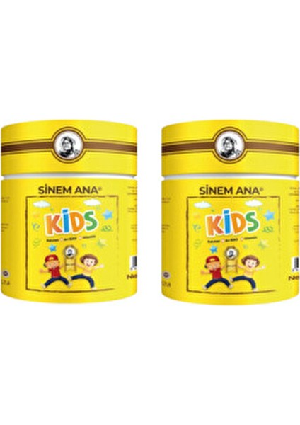Kids Arı Sütü Pekmez Bal ve Vitamin Katkılı Kakaolu Macun 240 gr x 2 Adet