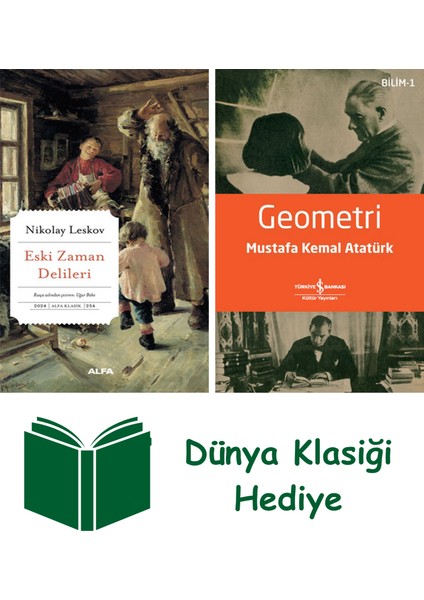 Eski Zaman Delileri + Geometri + Dünya Klasiği Hediye