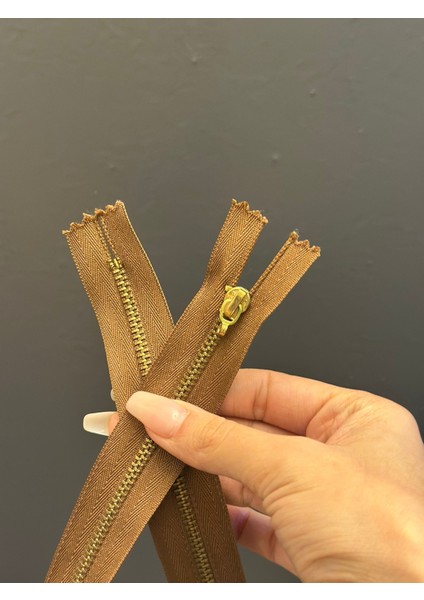 53X3 cm Kahverengi Dişli Fermuar fiyatları