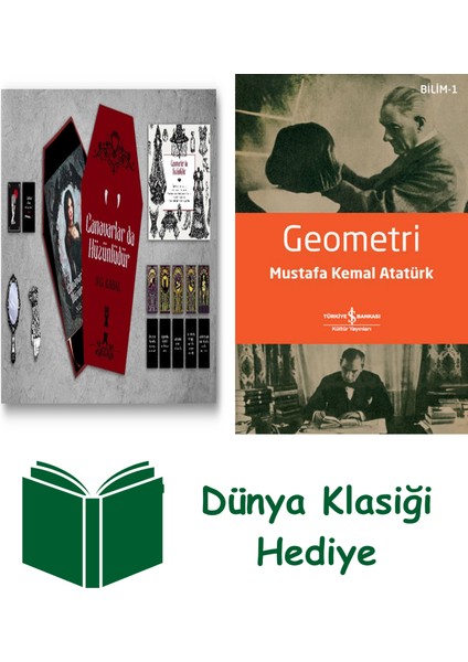 Canavarların Da Kalbi Varmış 2 - Canavarlar Da Hüzünlüdür (Ciltli - Kutulu) + Geometri + Dünya Klasiği Hediye