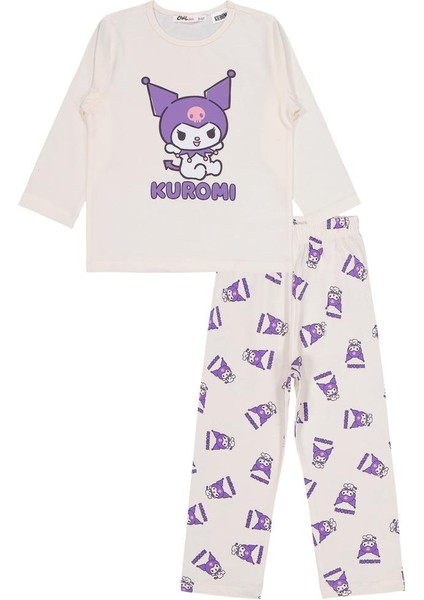 2-5 Yaş Pijama Takımı - Ekru 2-3 Yaş